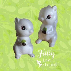 Vintage Squirrel Salt & Pepper
